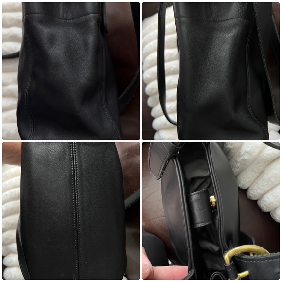 🎁 Coach Vintage Waverly Soho Buckle Bag Black #4157 ~ has hang tag - Picture 6 of 11